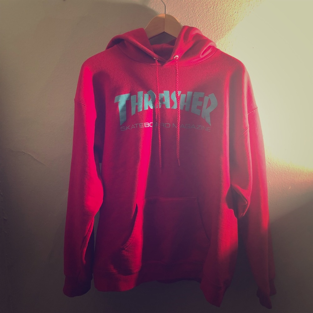 Red Trasher hoodie
